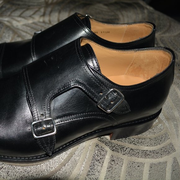 Mercanti Fiorentini Double Monk Strap Shoes New - Picture 2 of 3